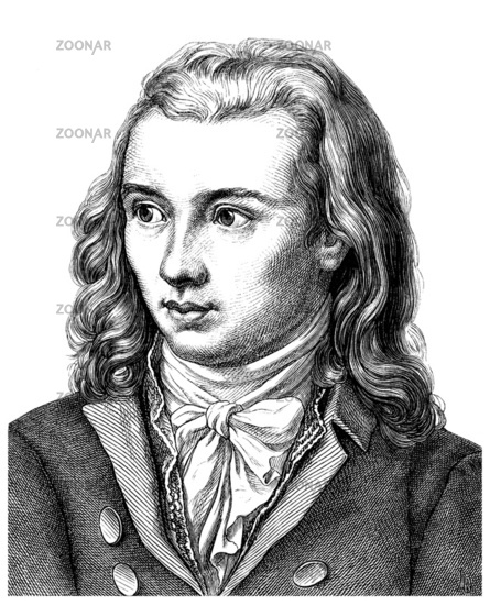 Novalis or Georg Philipp Friedrich Freiherr von Hardenberg, 1772