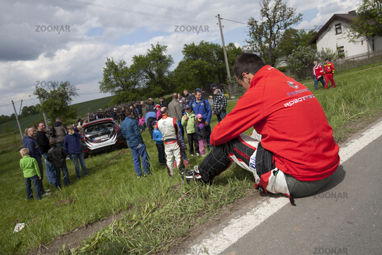 Felix Herbold bei der AvD Sachsen Rallye 2012